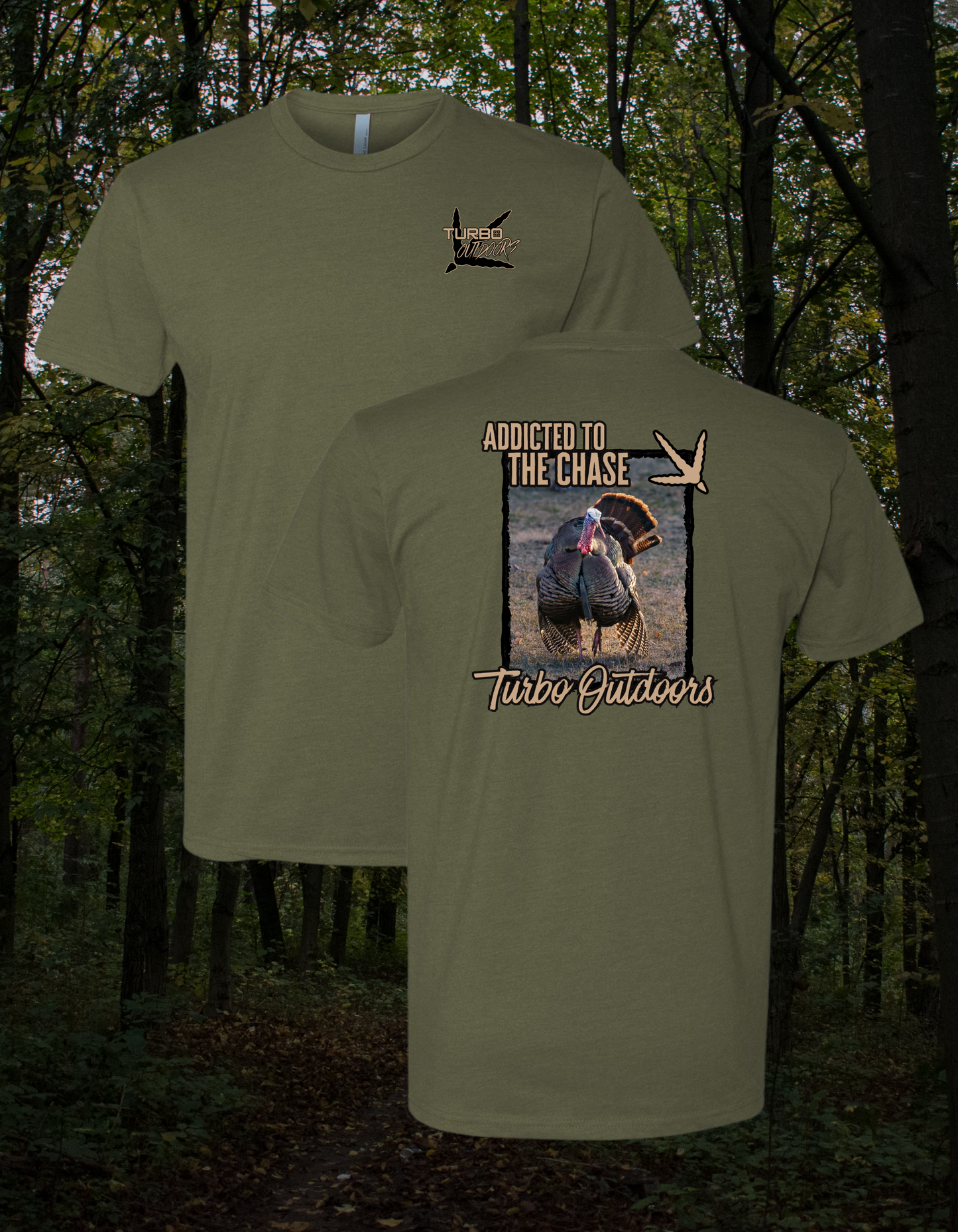 "Addicted to the Chase" Turkey Tee