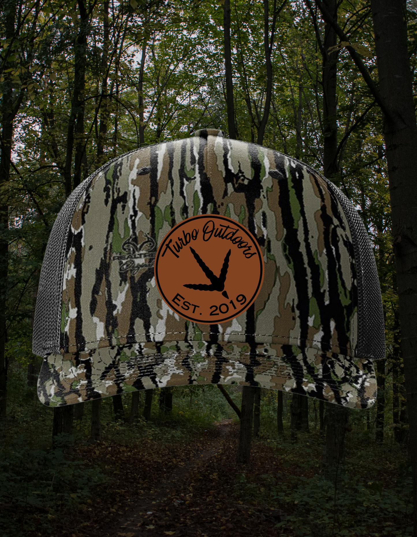 Five Panel Trucker Hat (Circle Turkey Patch)