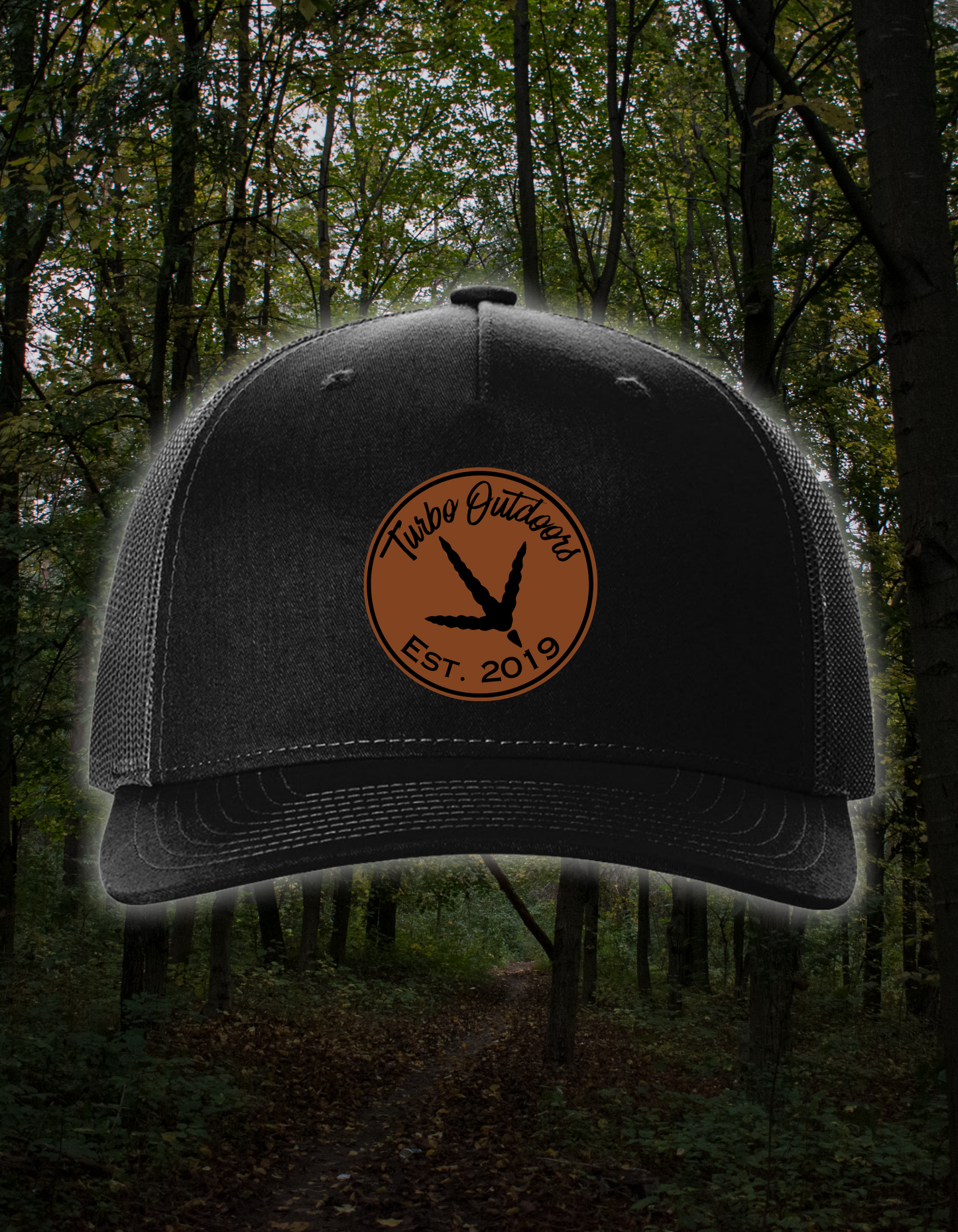 Five Panel Trucker Hat (Circle Turkey Patch)