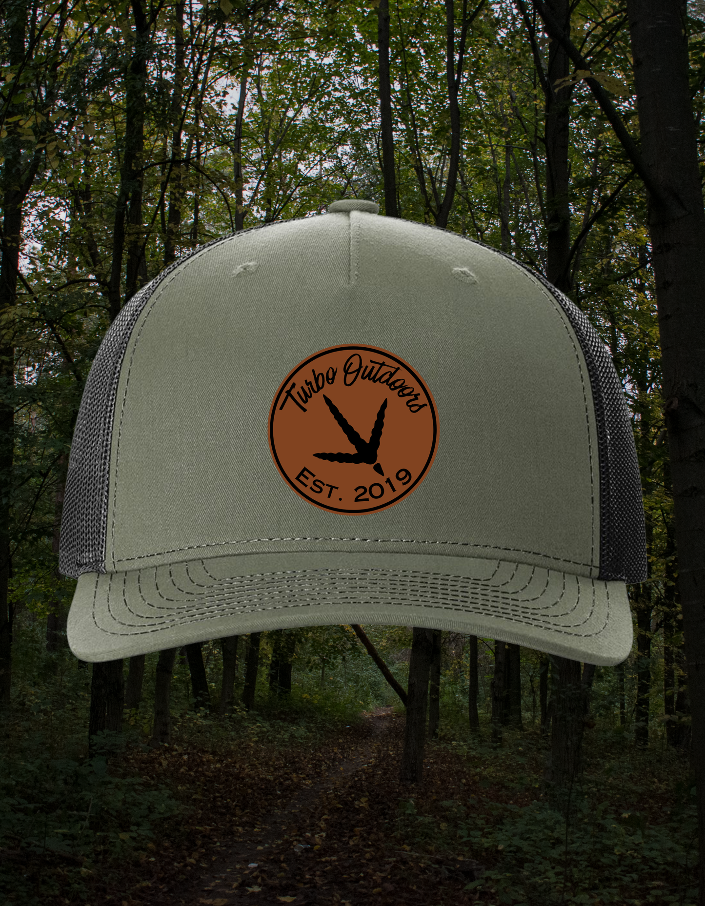 Five Panel Trucker Hat (Circle Turkey Patch)