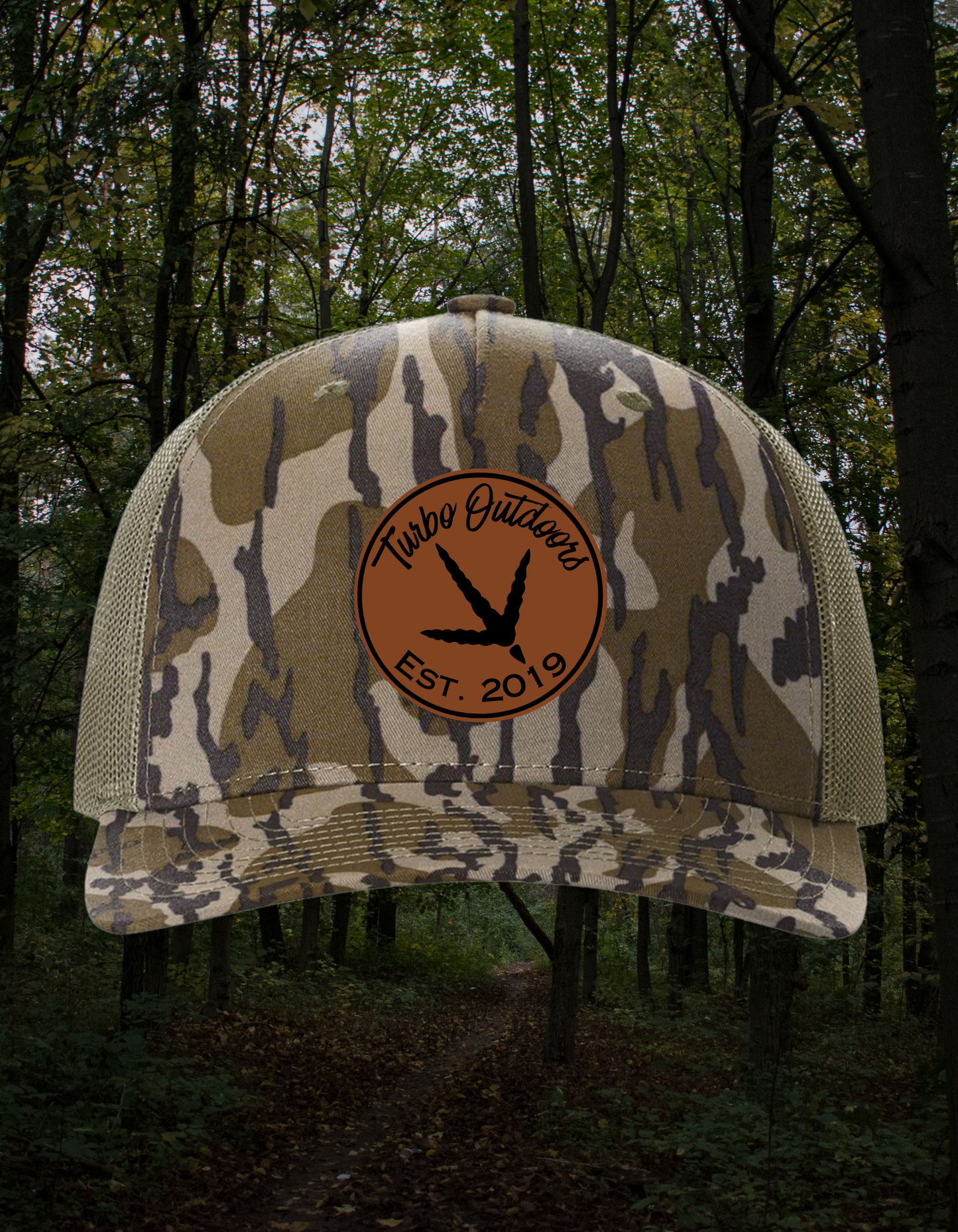 Five Panel Trucker Hat (Circle Turkey Patch)